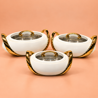 JAYPEE MAGNOLIA KLASS CASSEROLE SET OF 3 (1500+2000+2500)