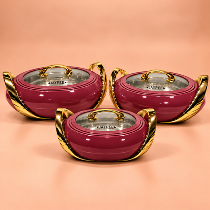 JAYPEE MAGNOLIA KLASS CASSEROLE SET OF 3 (1500+2000+2500)