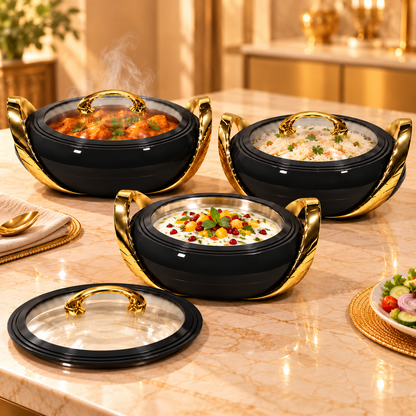 JAYPEE MAGNOLIA KLASS CASSEROLE SET OF 3 (1500+2000+2500)