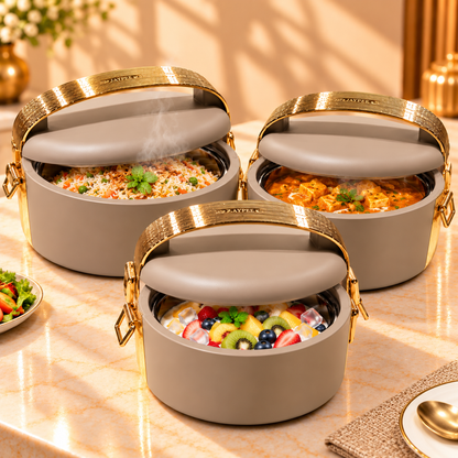 JAYPEE  REGALIA CASSEROLE SET OF 3 (1000+1500+2000)