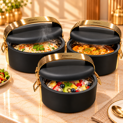 JAYPEE  REGALIA CASSEROLE SET OF 3 (1000+1500+2000)