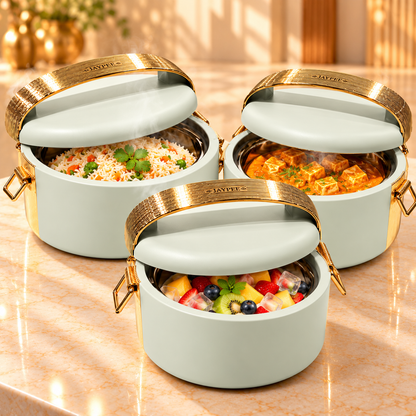 JAYPEE  REGALIA CASSEROLE SET OF 3 (1000+1500+2000)