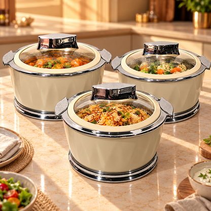 JAYPEE DAZZLE CASSEROLE  SET OF 3 (1000+1500+2000)