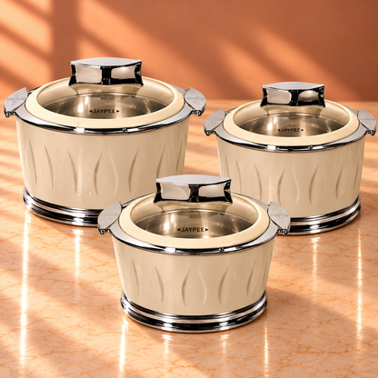 JAYPEE DAZZLE CASSEROLE  SET OF 3 (1000+1500+2000)
