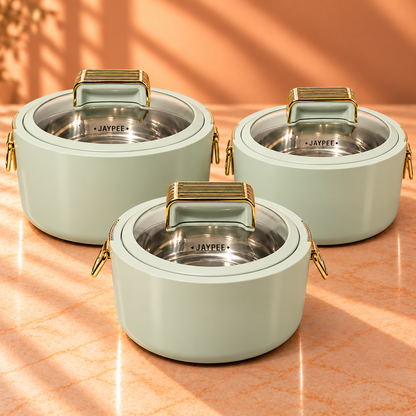 JAYPEE REGALIA KLASS CASSEROLE  SET OF 3 (1000+1500+2000)