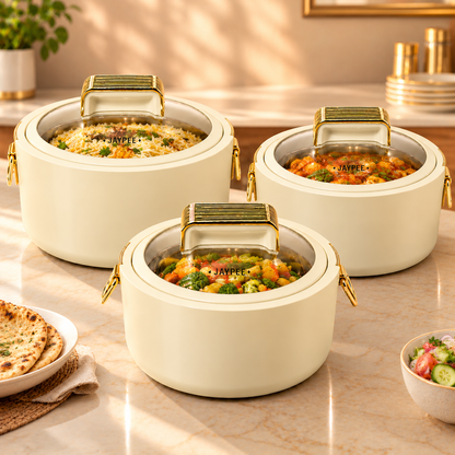 JAYPEE REGALIA KLASS CASSEROLE  SET OF 3 (1000+1500+2000)