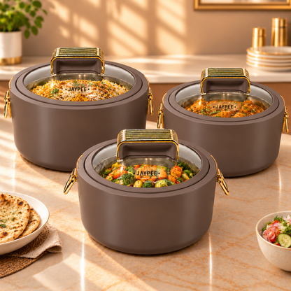 JAYPEE REGALIA KLASS CASSEROLE  SET OF 3 (1000+1500+2000)