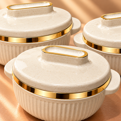 MILTON CERAMITA CASSEROLE SET OF 3 (1000+1500+2000)
