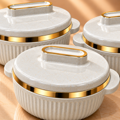MILTON CERAMITA CASSEROLE SET OF 3 (1000+1500+2000)