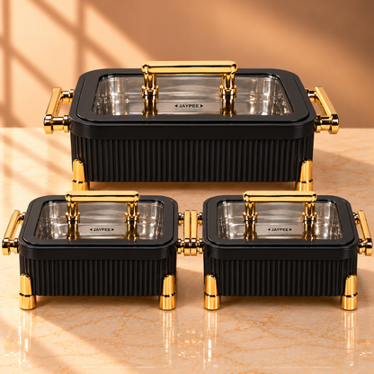 JAYPEE CAMELLIA KLASS CASSEROLE SET OF 3 (2000+2000+3000)