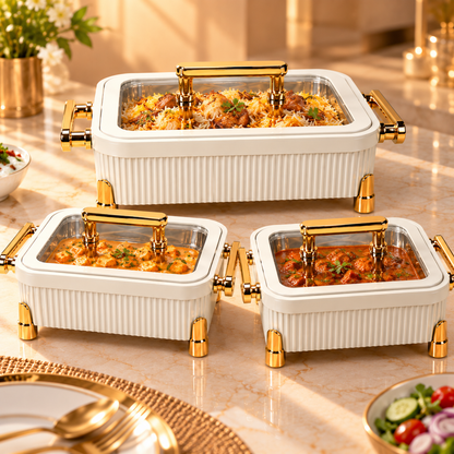 JAYPEE CAMELLIA KLASS CASSEROLE SET OF 3 (2000+2000+3000)