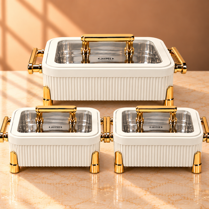 JAYPEE CAMELLIA KLASS CASSEROLE SET OF 3 (2000+2000+3000)