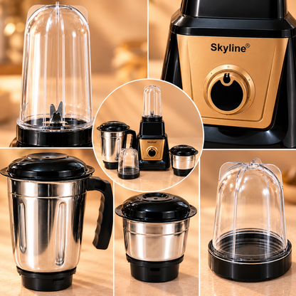 SKYLINE MIXER GRINDER WITH 4 JR.