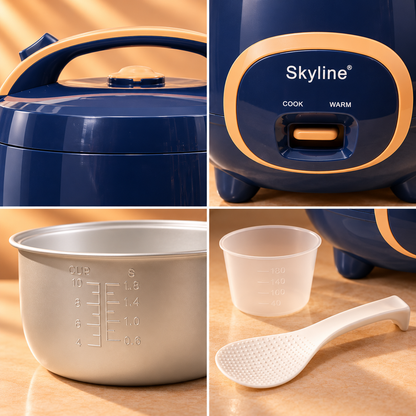 SKYLINE RICE COOKER 1.8LTR