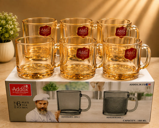 ADDOX TEA MUG 6 PCS