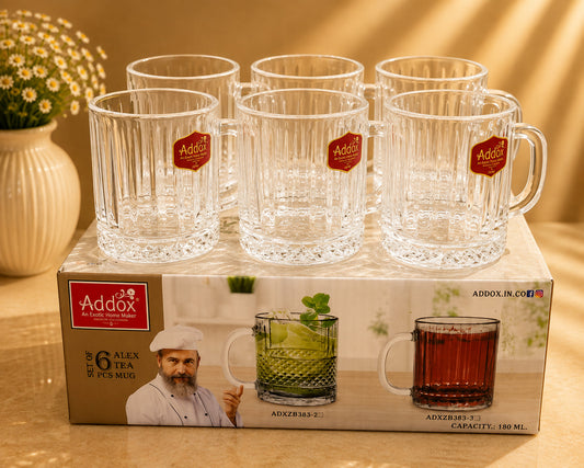 ADDOX TEA MUG 6 PCS